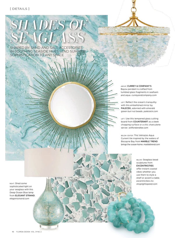 Elegant Strand Featured in Florida Design - Elegant Strand