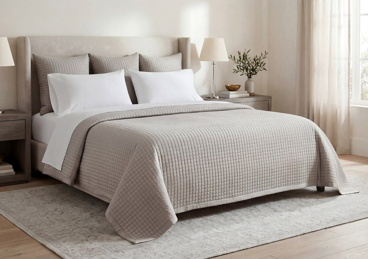 Quilted Coverlets and Shams