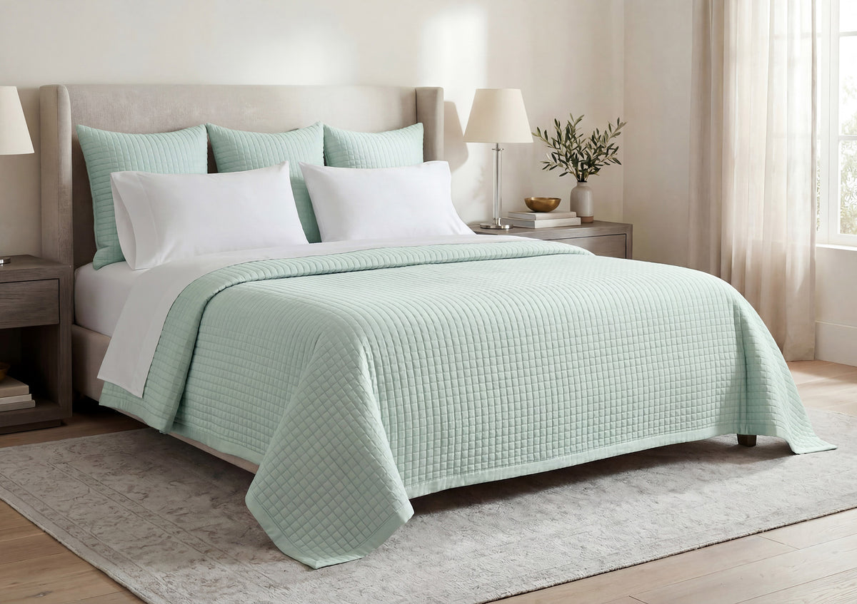 Quilted Coverlets and Shams