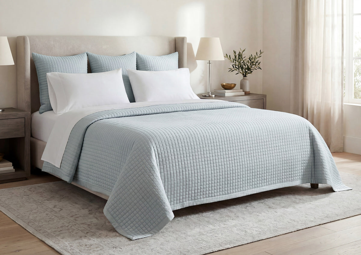 Quilted Coverlets and Shams