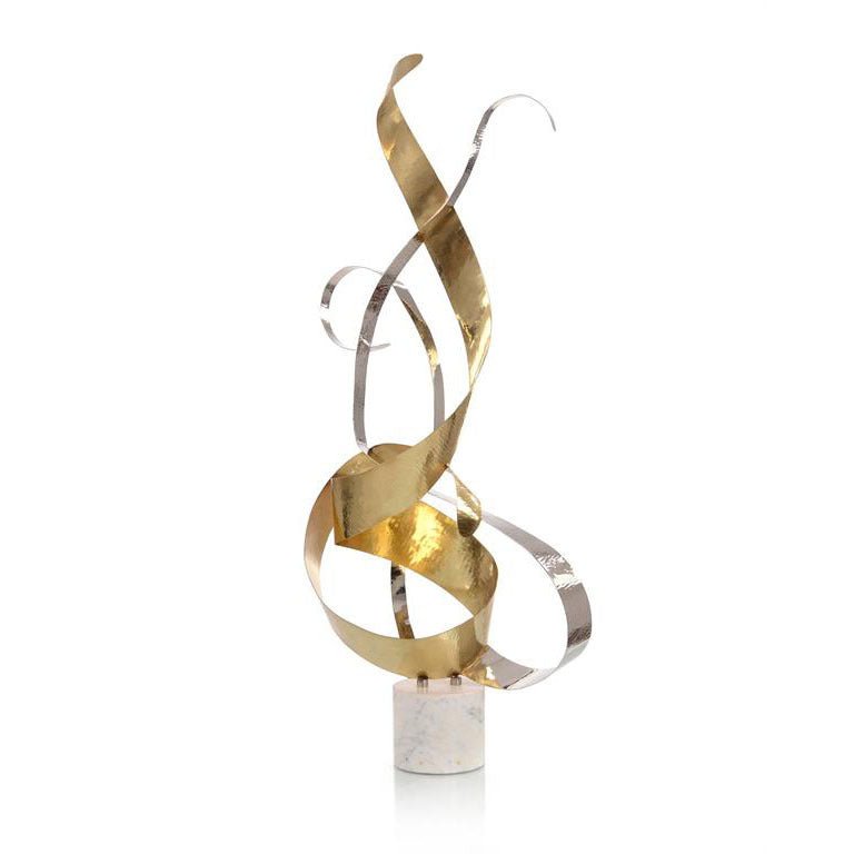 Dancing Swirls Sculpture - Elegant Strand