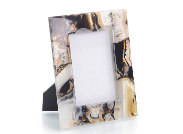 Rich Brown Clear Agate Picture Frame