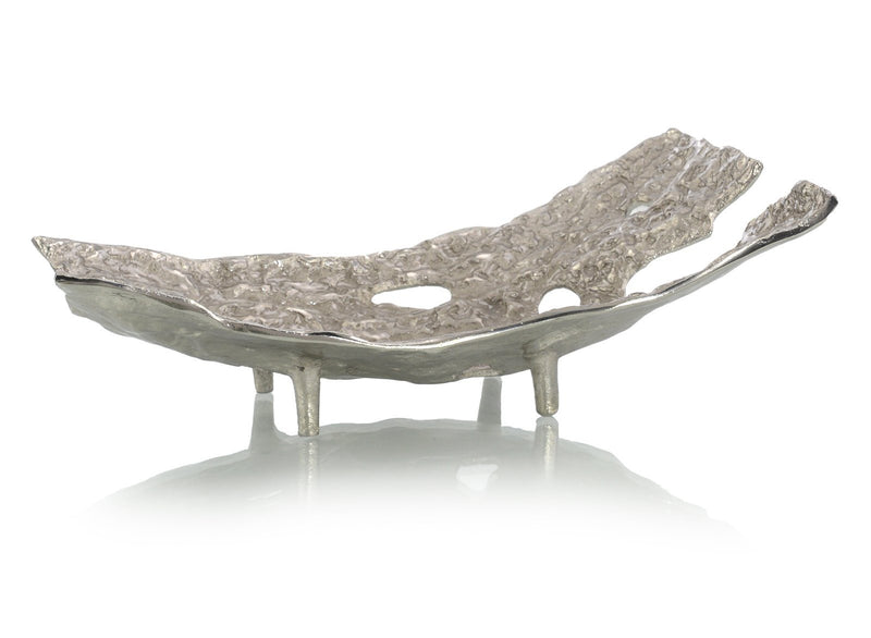 Enameled Tray in Nickel