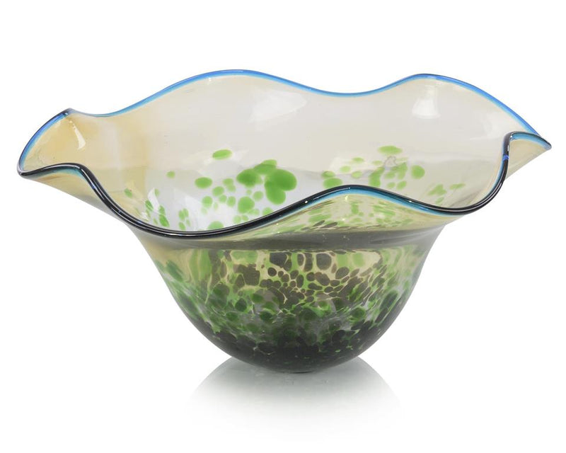 Mardi Gras Glass Bowl - Elegant Strand