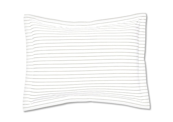 Portofino Pinstripe Sham - Elegant Strand