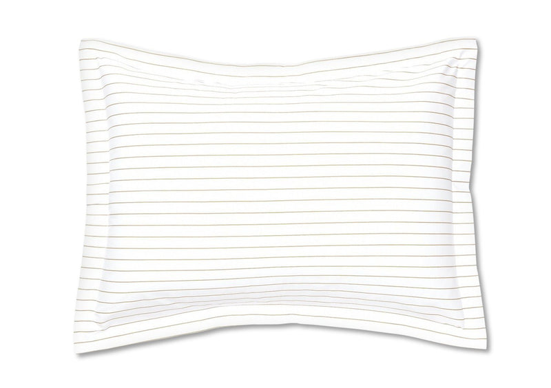 Portofino Pinstripe Sham - Elegant Strand